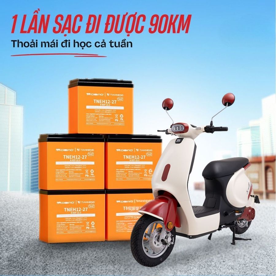tang bị 5 bình ắc quy 22ah dibao